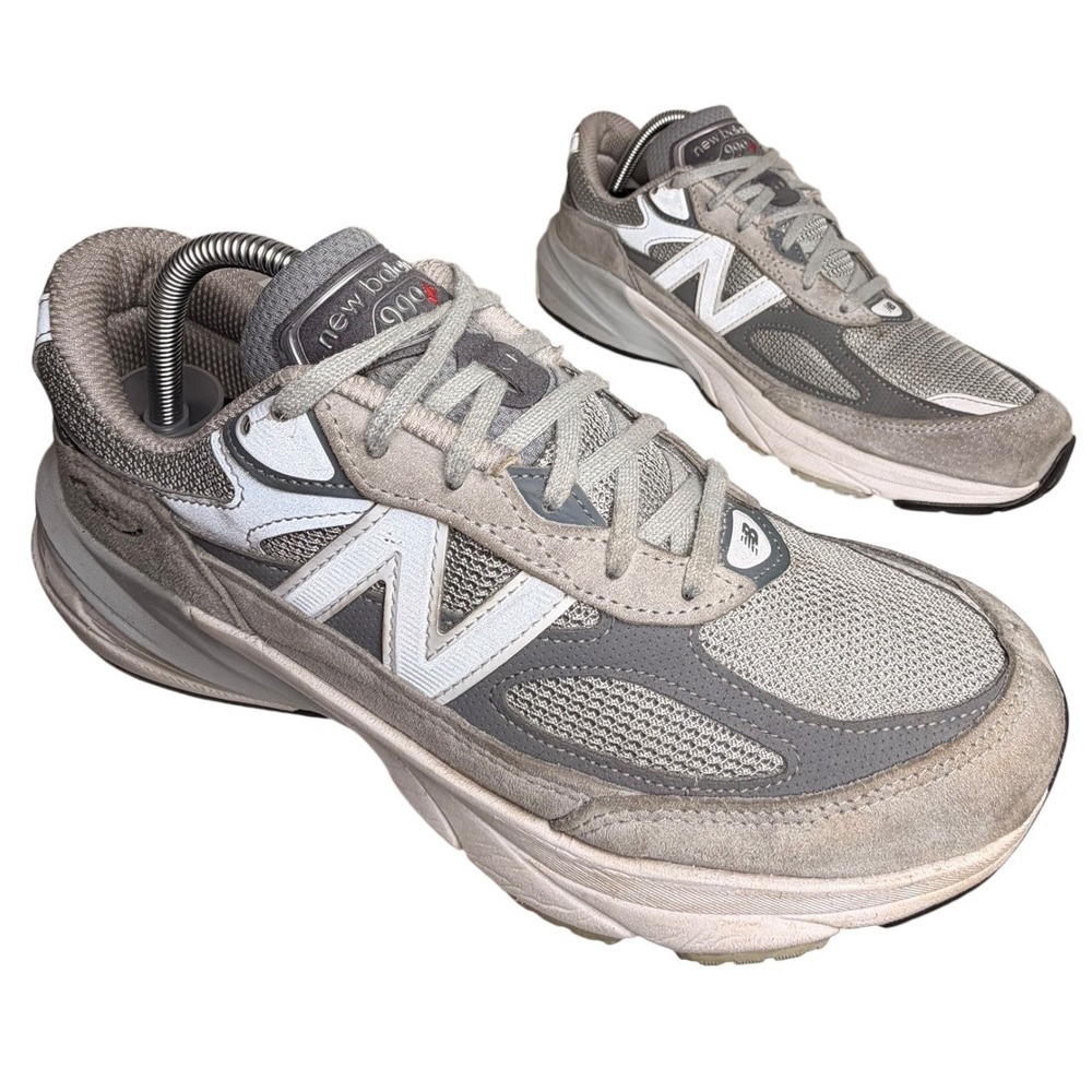 New Balance 990v6 Gray Suede Mesh Sneakers Made in USA Men's 8.5 Women's 10